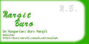 margit buro business card